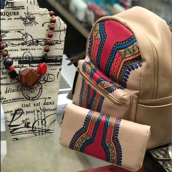 African Backpack Set - Picture 3 of 7